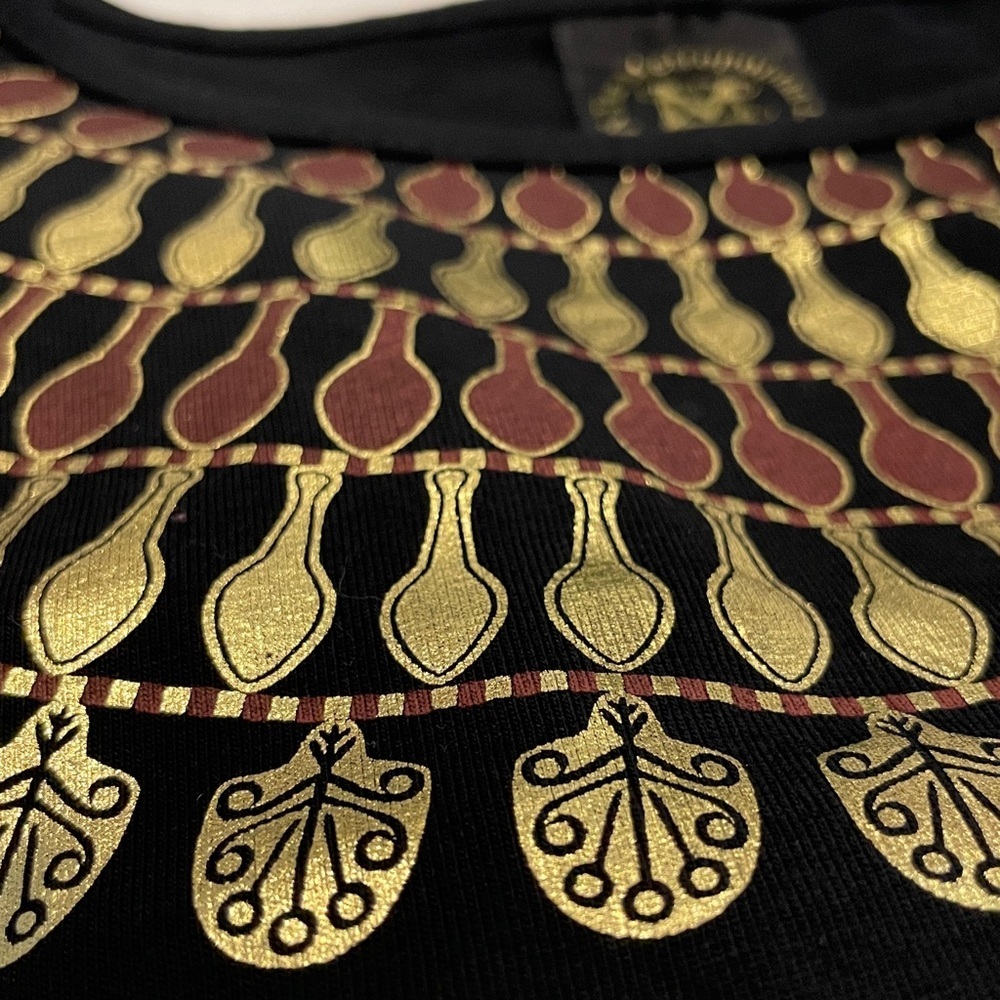 Metropolitan Museum of Art 3/4 Sleeve Sz XL Egyptian Embellished Collar - Picture 10 of 15